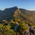 View of Table Mountain and 12 Apostles from Lion's Head. Cape Town. Western Cape. South Africa